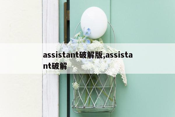 assistant破解版,assistant破解