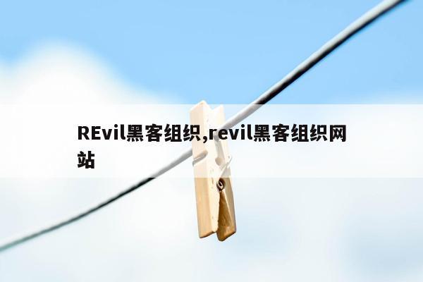 REvil黑客组织,revil黑客组织网站