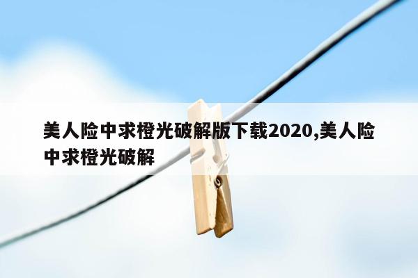 美人险中求橙光破解版下载2020,美人险中求橙光破解