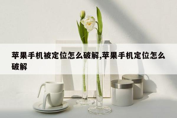 苹果手机被定位怎么破解,苹果手机定位怎么破解