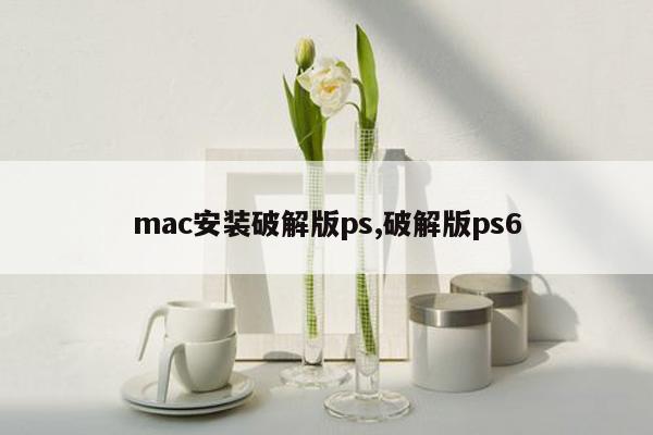 mac安装破解版ps,破解版ps6