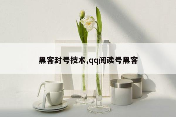 黑客封号技术,qq阅读号黑客