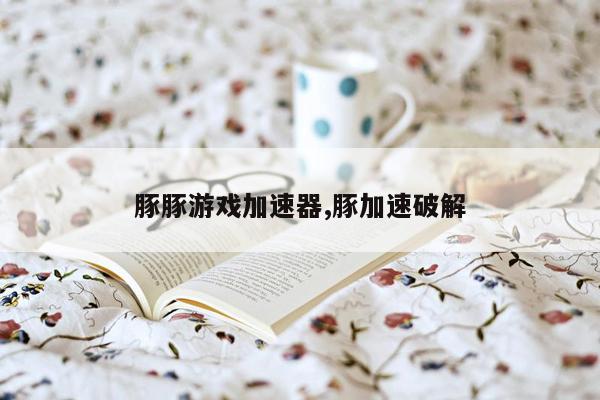 豚豚游戏加速器,豚加速破解