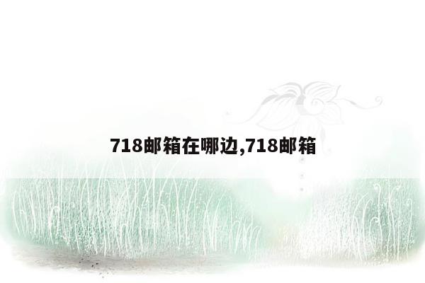 718邮箱在哪边,718邮箱