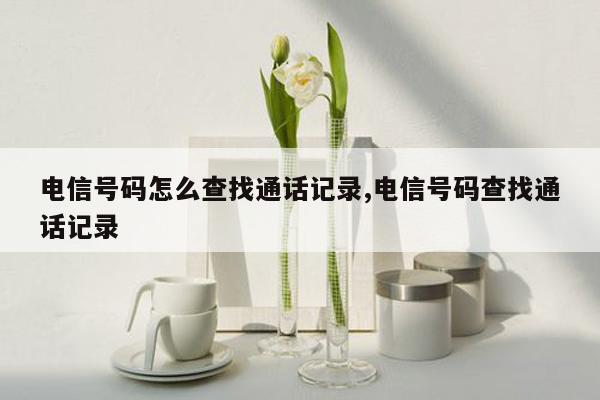 电信号码怎么查找通话记录,电信号码查找通话记录