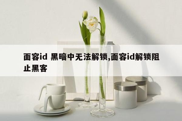 面容id 黑暗中无法解锁,面容id解锁阻止黑客