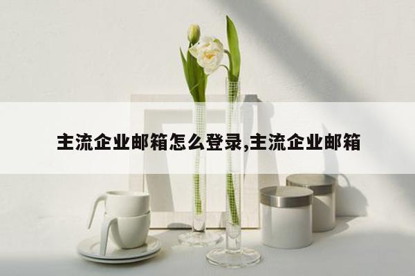 主流企业邮箱怎么登录,主流企业邮箱