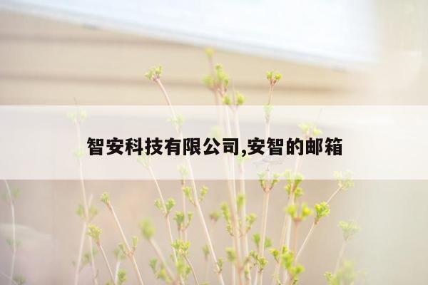 智安科技有限公司,安智的邮箱