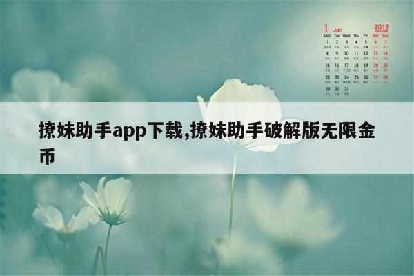 撩妹助手app下载,撩妹助手破解版无限金币