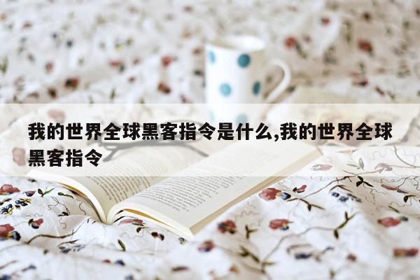 我的世界全球黑客指令是什么,我的世界全球黑客指令