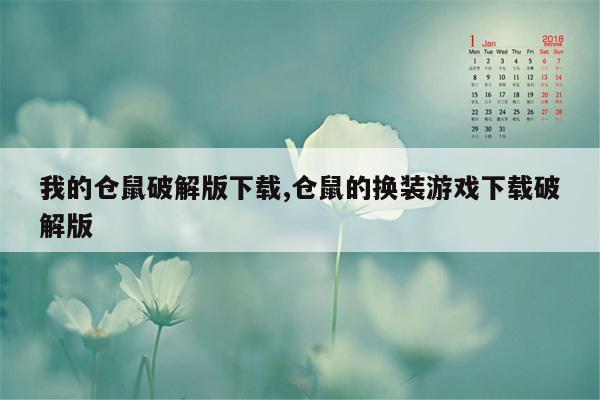 我的仓鼠破解版下载,仓鼠的换装游戏下载破解版