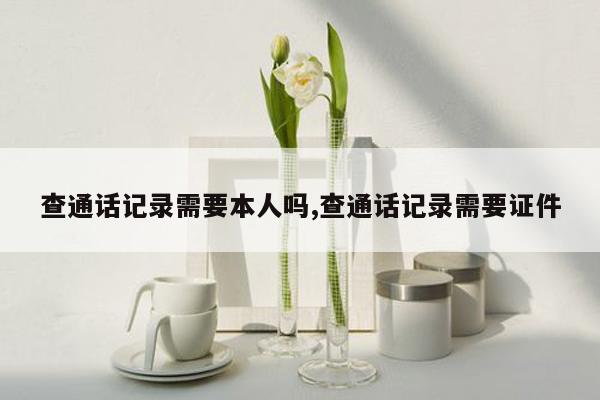 查通话记录需要本人吗,查通话记录需要证件