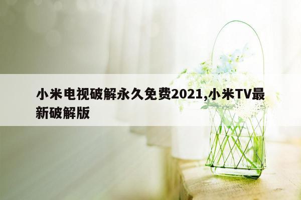 小米电视破解永久免费2021,小米TV最新破解版