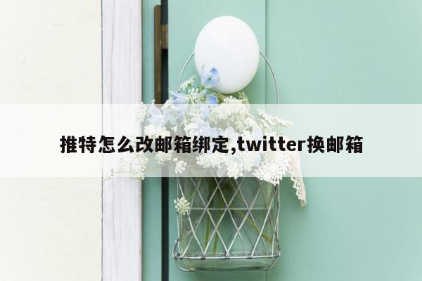 推特怎么改邮箱绑定,twitter换邮箱