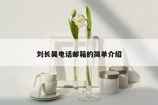 刘长昊电话邮箱的简单介绍